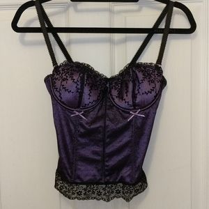Purple corset